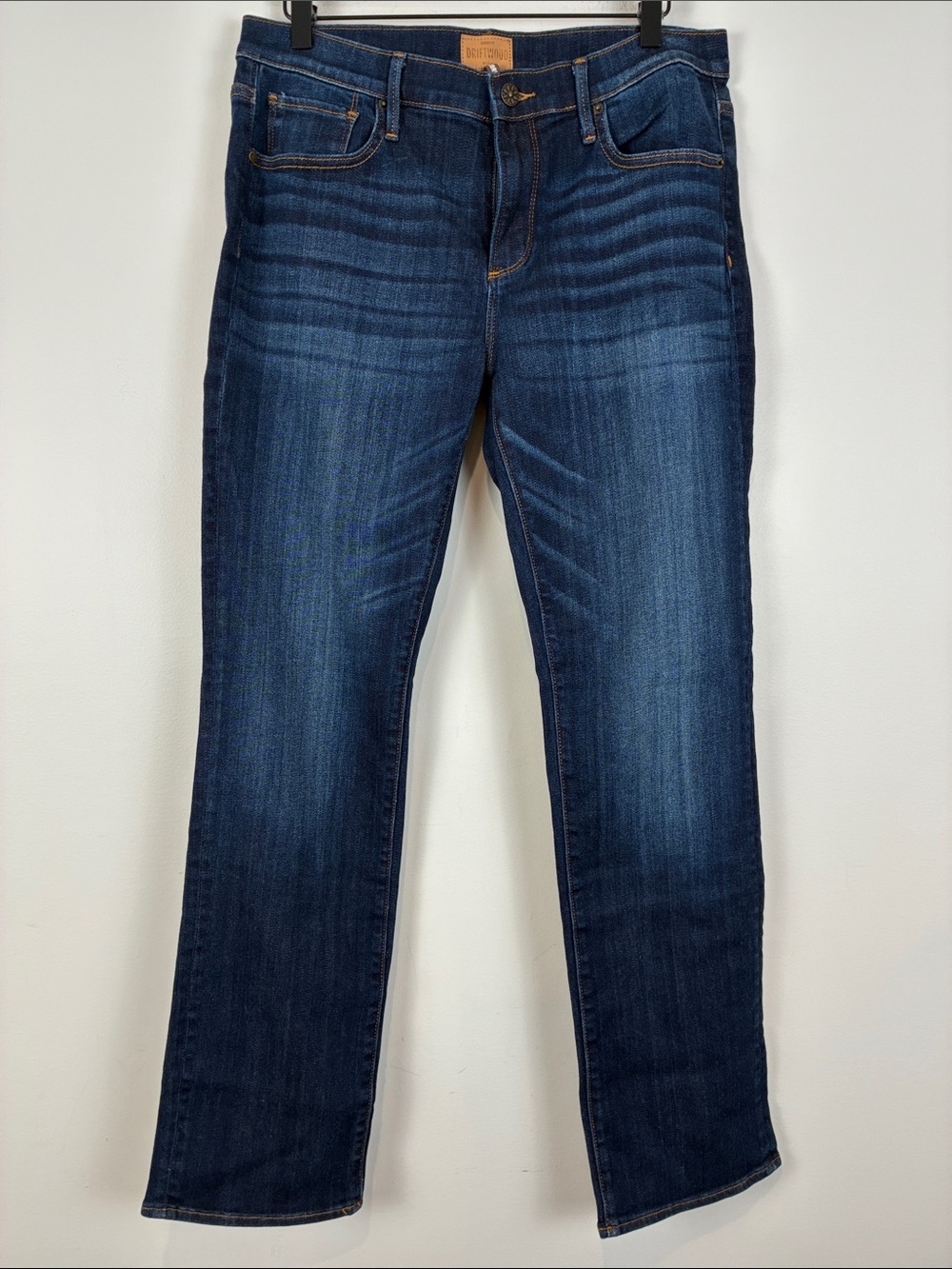 Driftwood Audrey Women’s 32/30 Dark Blue Straight Leg Jeans Classic Fit